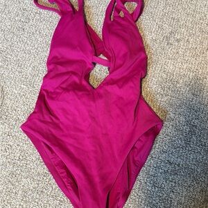 BECCA Women's One Piece Swimsuit in Vibrant Pink